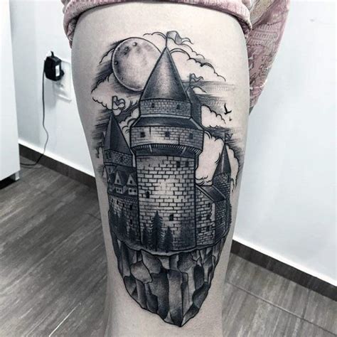 Tatuaje de castillo